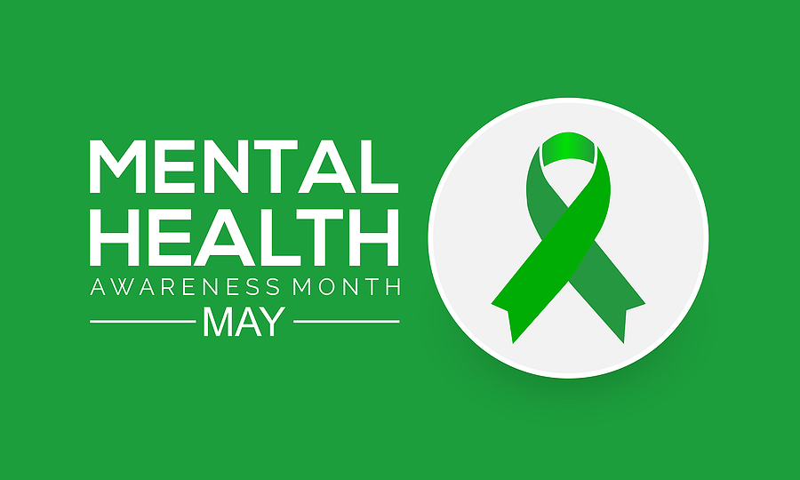 Mental Health Awareness Month. Health Awareness Concept Vector T
